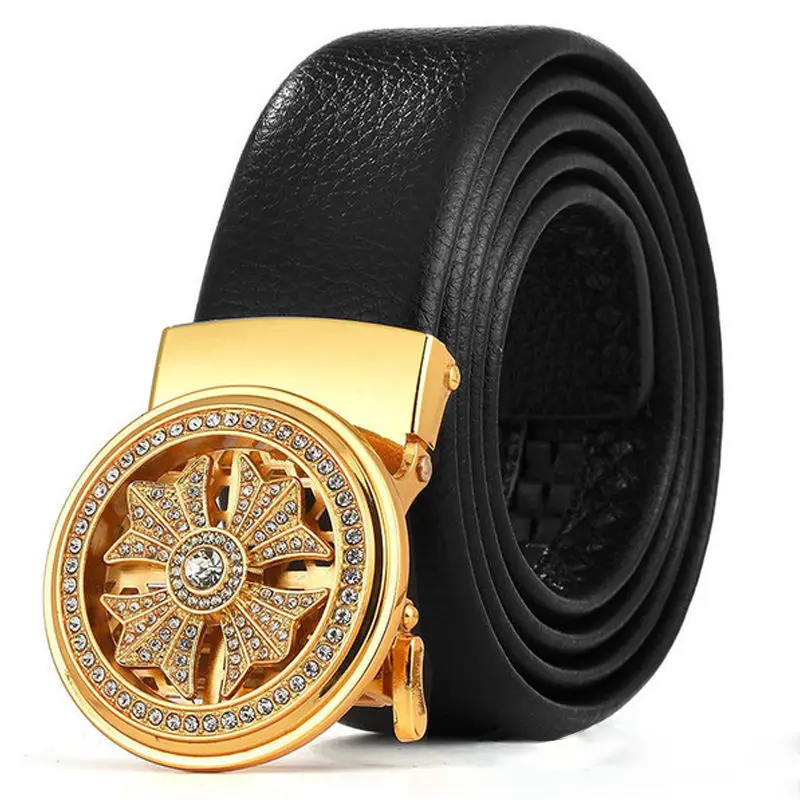 Time running belt men's new automatic buckle leather belt cowhide men's rotatable young middle-aged belt jeans women's belt
Time running belt men's new automatic buckle leather belt cowhide men's rotatable young middle-aged belt jeans women's belt