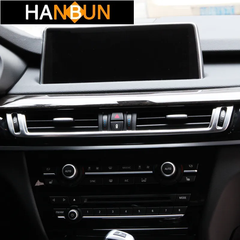 Car Styling Chrome Console Air Outlet Decoration Frame Cover Trim Sticker For BMW X5 F15 X6 F16 2014-18 Interior Accessories
Car Styling Chrome Console Air Outlet Decoration Frame Cover Trim Sticker For BMW X5 F15 X6 F16 2014-18 Interior Accessories