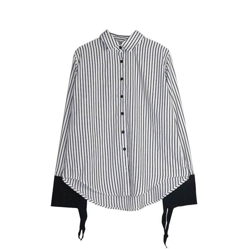 LANMREM 2021 New Arrivals Autumn Sriped Long Sleeve Polo Neck Casual Shirt For Women Fashion All-match Single Breasted 2T1559
LANMREM 2021 New Arrivals Autumn Sriped Long Sleeve Polo Neck Casual Shirt For Women Fashion All-match Single Breasted 2T1559