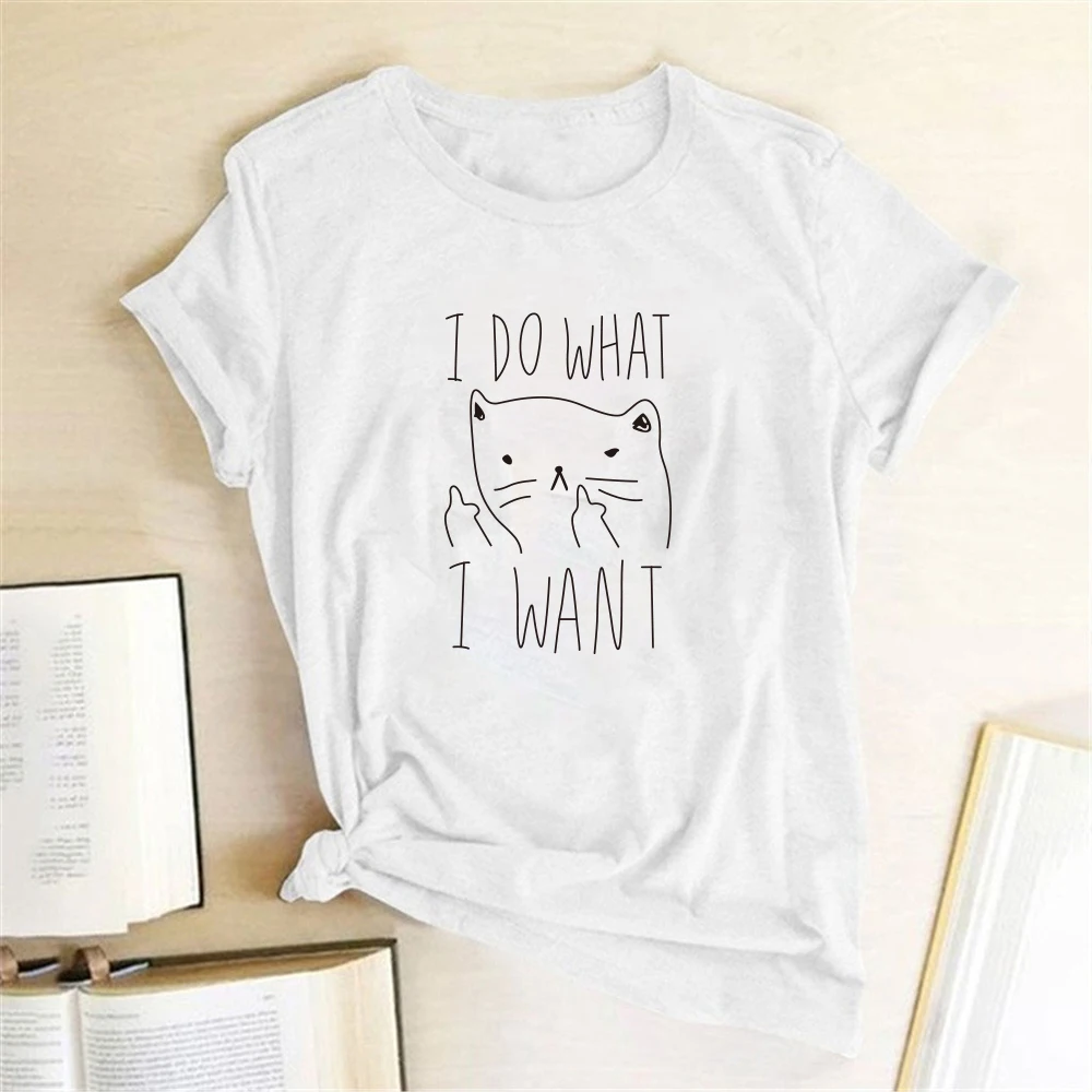 I Do What I Want Kitten lustig Mode Casual T-Shirt Frauen Street Trend Kitten Top Short Sleeve women shirts harajuku t shirt 90s
I Do What I Want Kitten lustig Mode Casual T-Shirt Frauen Street Trend Kitten Top Short Sleeve women shirts harajuku t shirt 90s