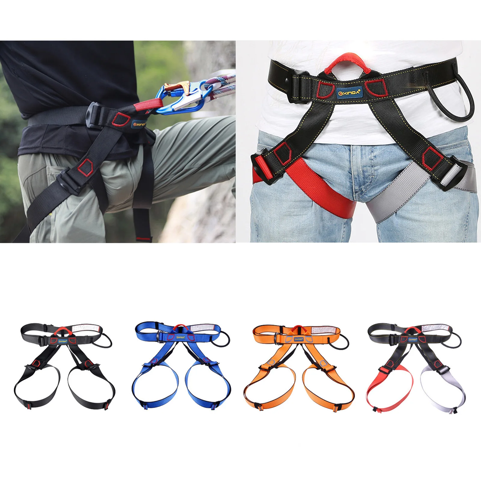 Climbing Harness Professional Mountaineering Rock Climbing Harness,Rappelling Safety Harness Work Safety Belt 300kg Loading
Climbing Harness Professional Mountaineering Rock Climbing Harness,Rappelling Safety Harness Work Safety Belt 300kg Loading