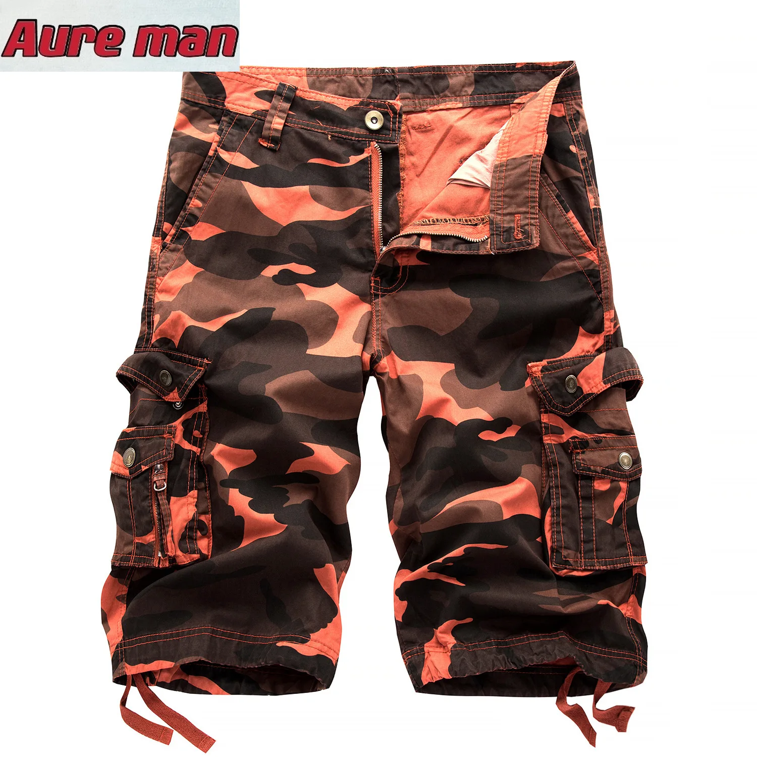 

Camouflage Pants and Shorts Men's Oversize Cargo 5 Cent Pants Camouflage Pants and Shorts Beach Pants