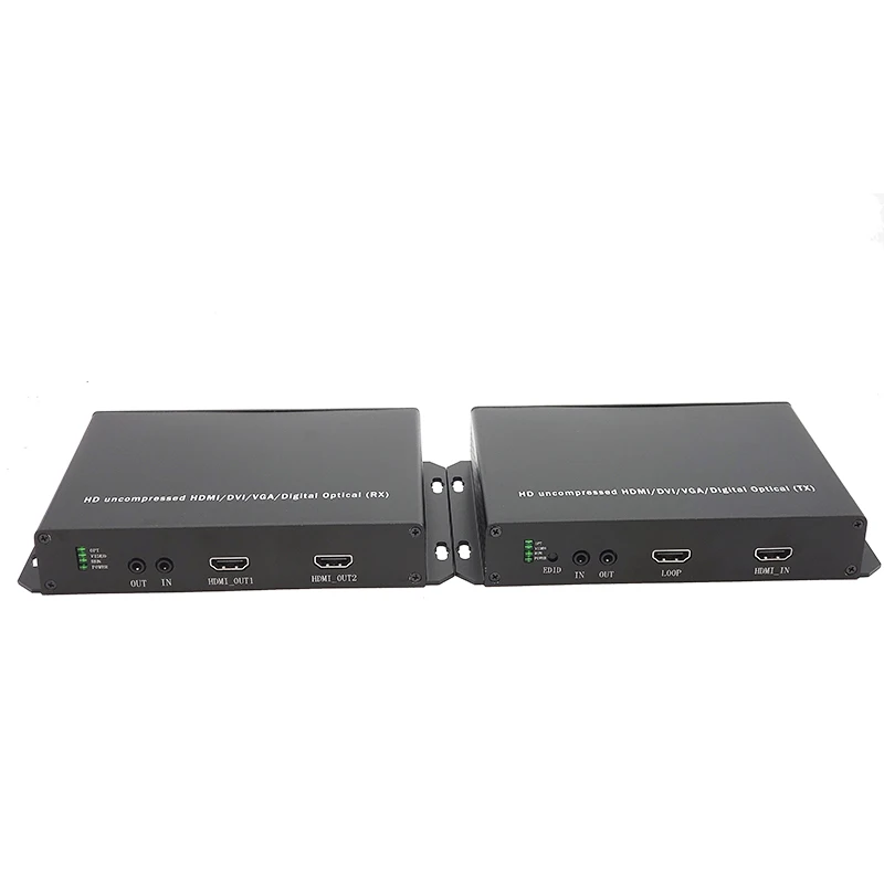 

HDMI optical multiplexer with local loop output 1 channel two-way audio two-way RS232 high-definition uncompressed 1920*1200
