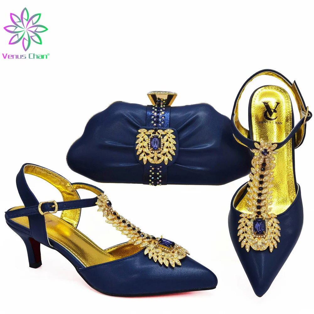 High Quality Deep Blue Color 2021 Newest African Designer Shoes And Bags Set To Match Italian Party Shoes With Matching Bags Set
High Quality Deep Blue Color 2021 Newest African Designer Shoes And Bags Set To Match Italian Party Shoes With Matching Bags Set