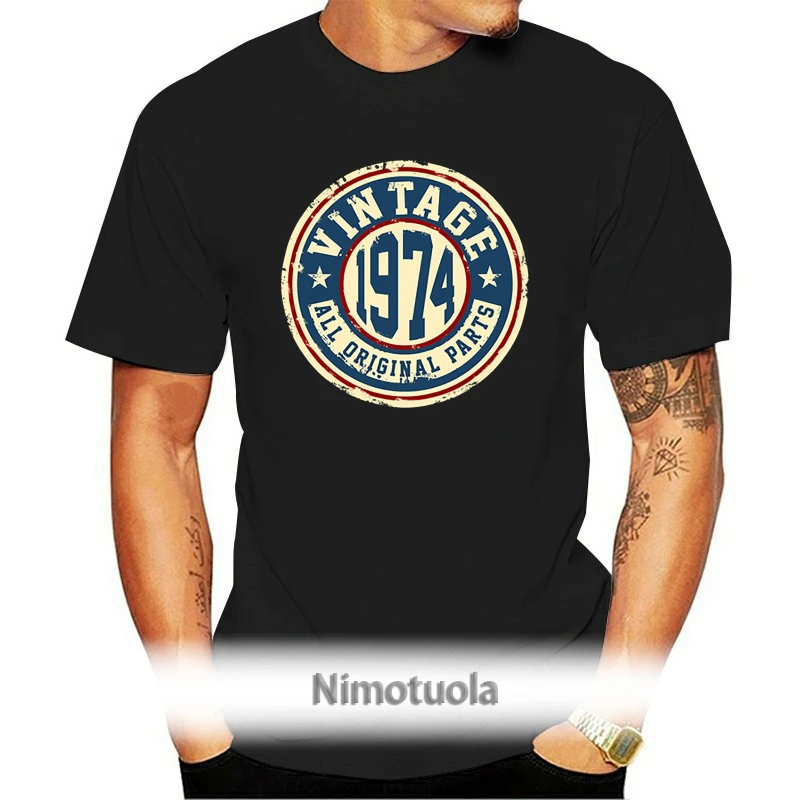 Men's Vintage 1974 T Shirt Design Cotton S-XXXL Costume Famous Comfortable Summer Trend Shirt
Men's Vintage 1974 T Shirt Design Cotton S-XXXL Costume Famous Comfortable Summer Trend Shirt