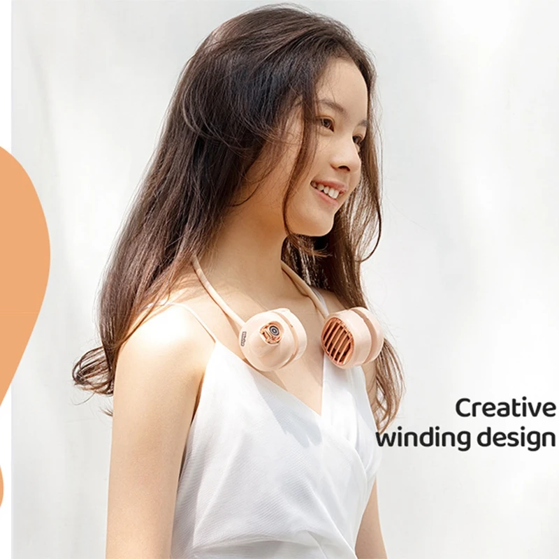 Handsfree Neck Fan 4 Wind Speed Portable Wearable Cooler Summer Outdoor Travel Neck Hanging Electric Fan
Handsfree Neck Fan 4 Wind Speed Portable Wearable Cooler Summer Outdoor Travel Neck Hanging Electric Fan
