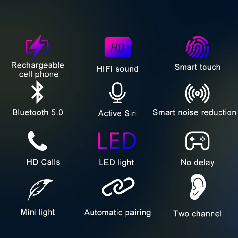TW80 Bluetooth Wireless Headset LED Digital Display TWS Bluetooth Headset 5.0 bluetooth earphone headphones wireless earphones
TW80 Bluetooth Wireless Headset LED Digital Display TWS Bluetooth Headset 5.0 bluetooth earphone headphones wireless earphones