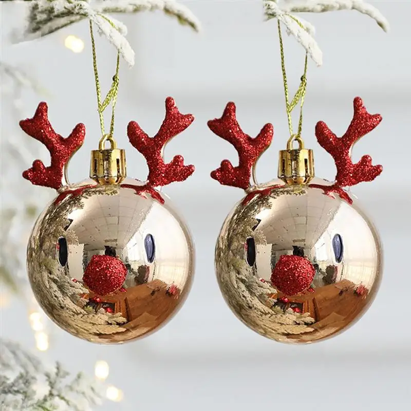 2pcs Christmas Balls Ornaments Bauble Pendant Elk Design Hanging Balls Mall Home Party Props For Christmas Tree Decorations 2022
2pcs Christmas Balls Ornaments Bauble Pendant Elk Design Hanging Balls Mall Home Party Props For Christmas Tree Decorations 2022