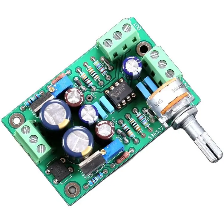 Передняя готовая плата NE5532 Op Amp регулятор напряжения LM317/337 с потенциометром ALPS16