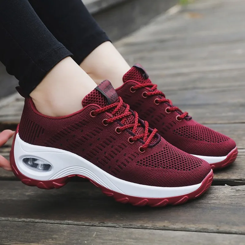 Women Sports Shoes Air Cushion Running Shoes Breathable Woman Sneakers Outdoor Walking Jogging Trainers Flying Weaving Leisure
Women Sports Shoes Air Cushion Running Shoes Breathable Woman Sneakers Outdoor Walking Jogging Trainers Flying Weaving Leisure
