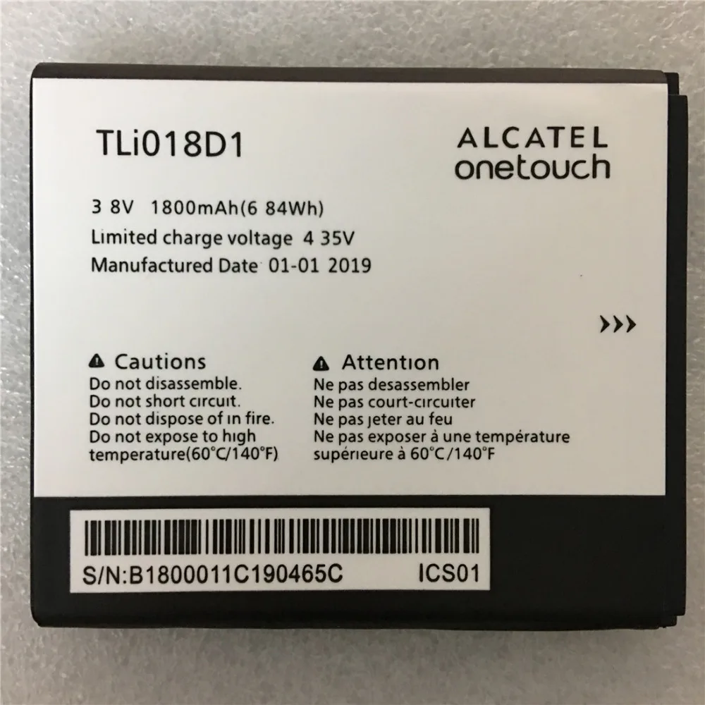 

Новый оригинальный литий-ионный аккумулятор TLi018D1 для Alcatel onetouch Pop D5 Dual 5038x OT5038X Pop 3 5015D OT 5016 5051A