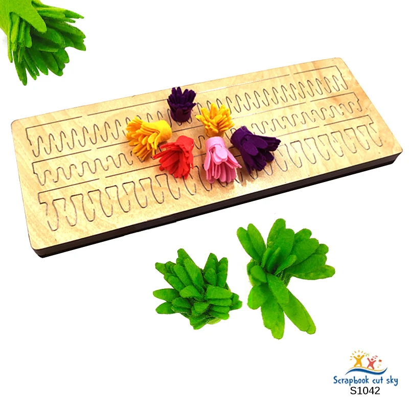 Flower S1042 is suitable for the wooden mold of common die-cutting machines in the market 
Flower S1042 is suitable for the wooden mold of common die-cutting machines in the market