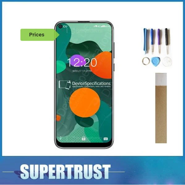 ЖК дисплей + дигитайзер сенсорного экрана в сборе для Oukitel C17 / Pro черный цвет с