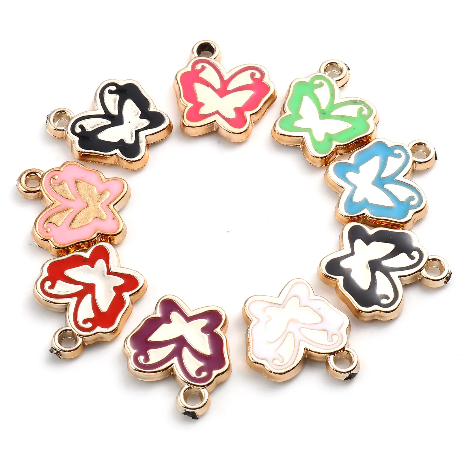 Insect Charms Butterfly Animal Rose Gold Multicolor Enamel Pendant Diy For Necklace Bracelet Jewelry Making 17mm X 15mm, 20 PCs
Insect Charms Butterfly Animal Rose Gold Multicolor Enamel Pendant Diy For Necklace Bracelet Jewelry Making 17mm X 15mm, 20 PCs