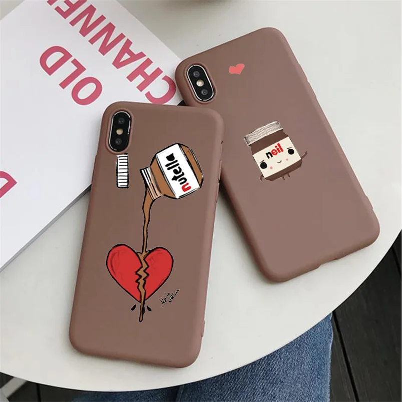 Чехол из ТПУ для iPhone XR X XS Max 5 5S SE 2020 7 8 6 6S Plus 10 милый чехол с арахисовым маслом 12 11 Pro |