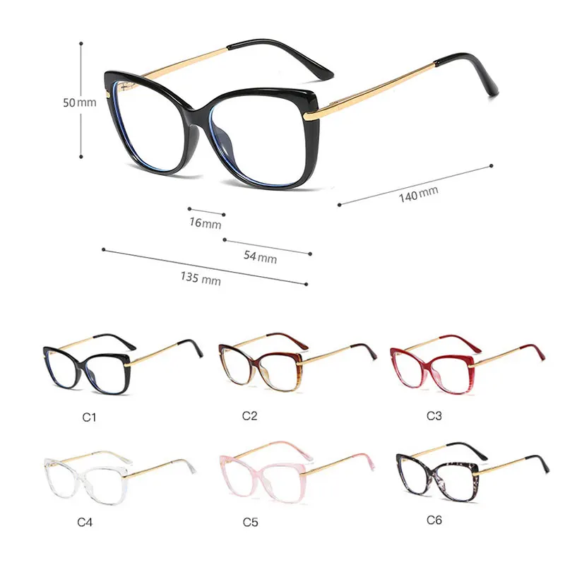 New Sexy Cat Eye TR90 Glasses Frame Women Anti Blue Light Transparent Eyeglasses 2021 Computer Goggles Reading Men Eyewar UV400
New Sexy Cat Eye TR90 Glasses Frame Women Anti Blue Light Transparent Eyeglasses 2021 Computer Goggles Reading Men Eyewar UV400