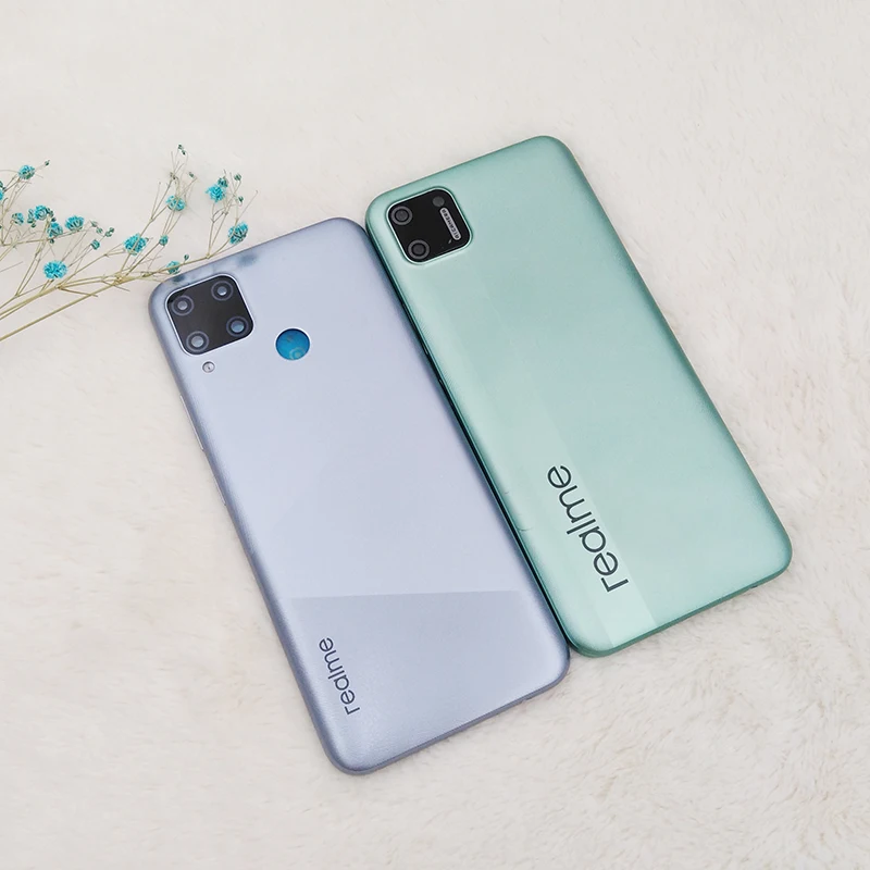 Оригинальная задняя крышка батарейного отсека для Realme C11, задняя крышка корпуса, запасные части для Realme C15 с объективом камеры и боковыми кно...
Оригинальная задняя крышка батарейного отсека для Realme C11, задняя крышка корпуса, запасные части для Realme C15 с объективом камеры и боковыми кно...