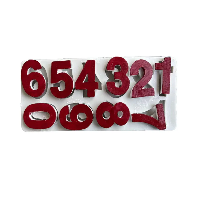 0 To 9 Numbers Shape Silicone Mold Fondant Cake Decorating Chocolate Cupcake Baking Tools Clay Gumpaste Lollipop Biscuit Mould
0 To 9 Numbers Shape Silicone Mold Fondant Cake Decorating Chocolate Cupcake Baking Tools Clay Gumpaste Lollipop Biscuit Mould