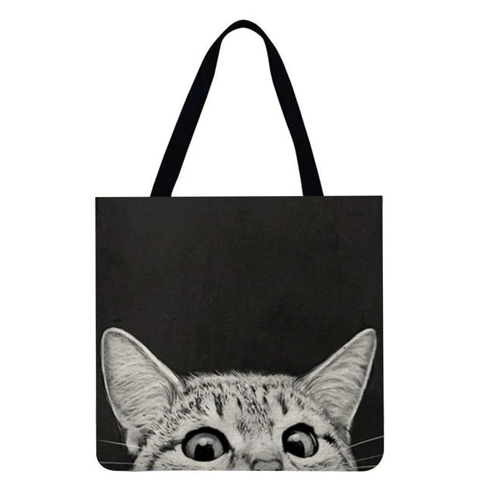 Cat Printed Shoulder Shopping Bag Casual Ladies Large Capacity Tote Handbags
Cat Printed Shoulder Shopping Bag Casual Ladies Large Capacity Tote Handbags