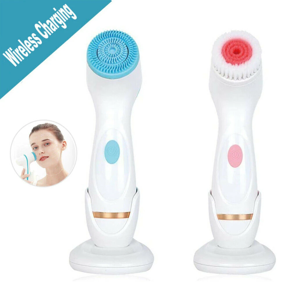 Electric Ultrasonic Facial Cleansing Brush Spin Brush 3 Heads Skin Deep Cleaner Pore Blackhead Removal Face Beauty Massage
Electric Ultrasonic Facial Cleansing Brush Spin Brush 3 Heads Skin Deep Cleaner Pore Blackhead Removal Face Beauty Massage