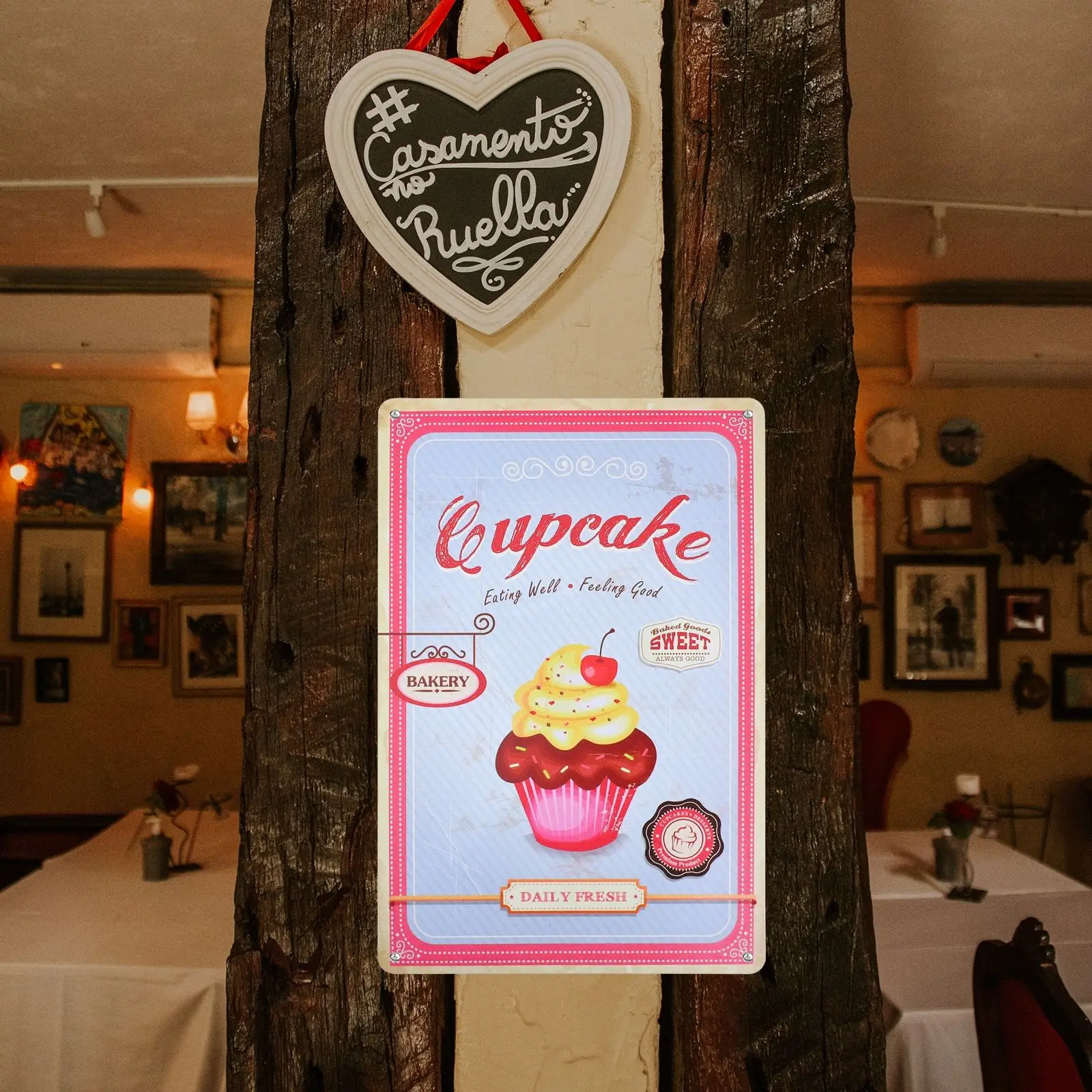 2pcs Artwork Hanging Paintings Iron Sheet Hanging Sign Wall Food Paintings
2pcs Artwork Hanging Paintings Iron Sheet Hanging Sign Wall Food Paintings