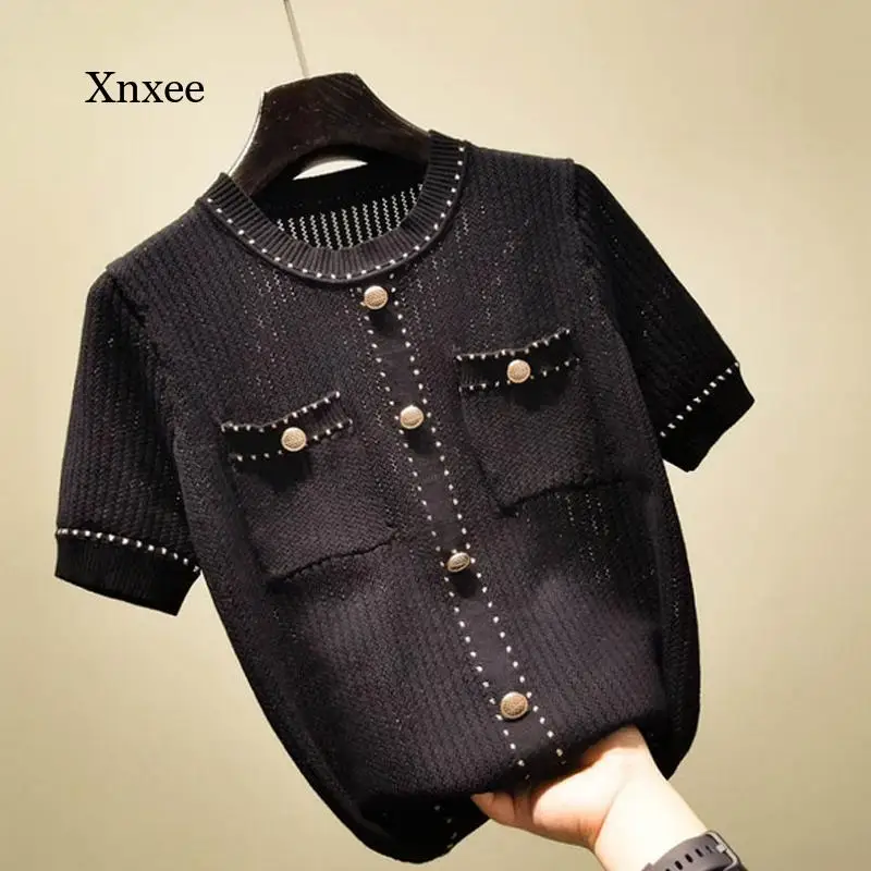 2021 летняя однотонная Повседневная Яркая футболка, женская тонкая трикотажная футболка с вырезами, Женский Топ, футболка
2021 летняя однотонная Повседневная Яркая футболка, женская тонкая трикотажная футболка с вырезами, Женский Топ, футболка