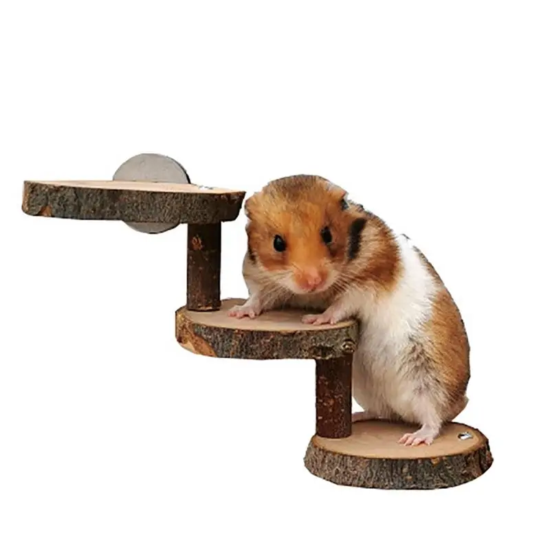 1PC Hamster Platform Wooden Small Animals Climbing Ladder Chinchilla Bridge Guinea Pig Exercise Toy Hamster Accessories
1PC Hamster Platform Wooden Small Animals Climbing Ladder Chinchilla Bridge Guinea Pig Exercise Toy Hamster Accessories