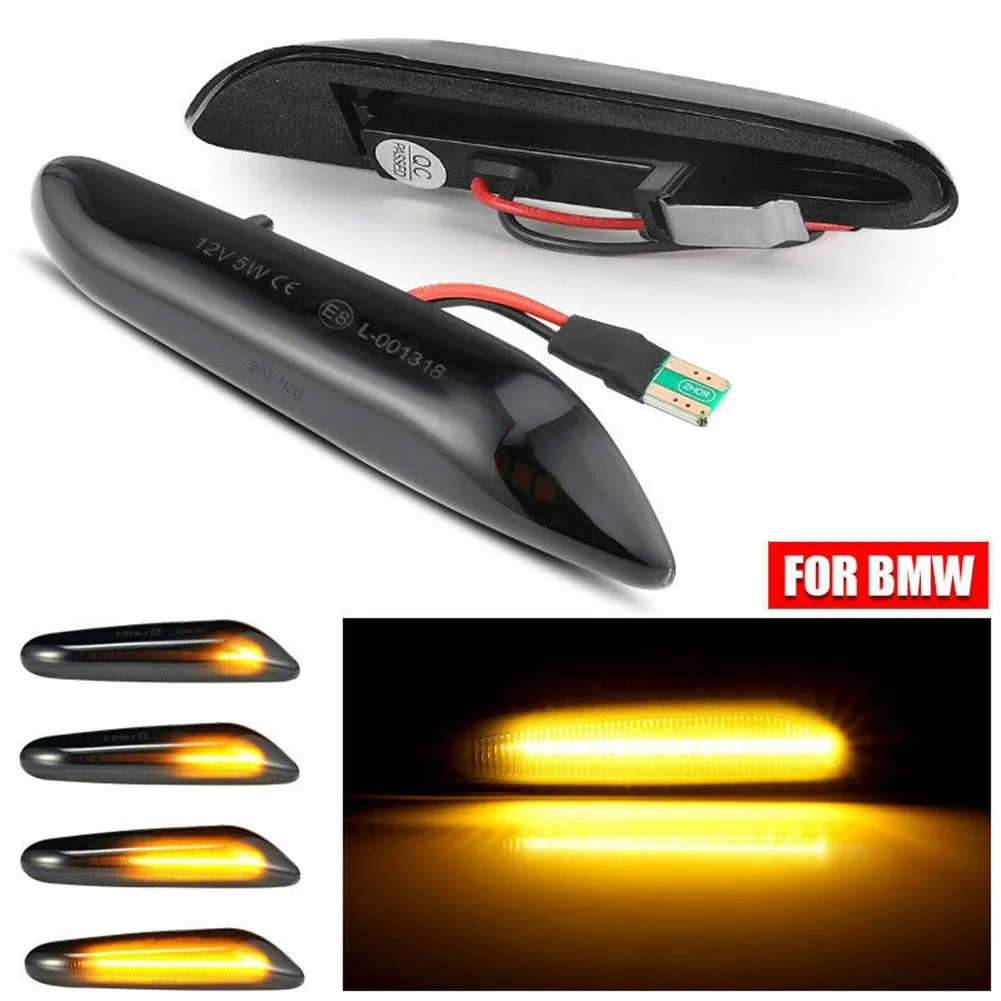 2x LED Turn Signal Dynamic Side Marker Light For BMW E82 E92 E60 E61 Car Accessory High-quality Side Marker Lights
2x LED Turn Signal Dynamic Side Marker Light For BMW E82 E92 E60 E61 Car Accessory High-quality Side Marker Lights