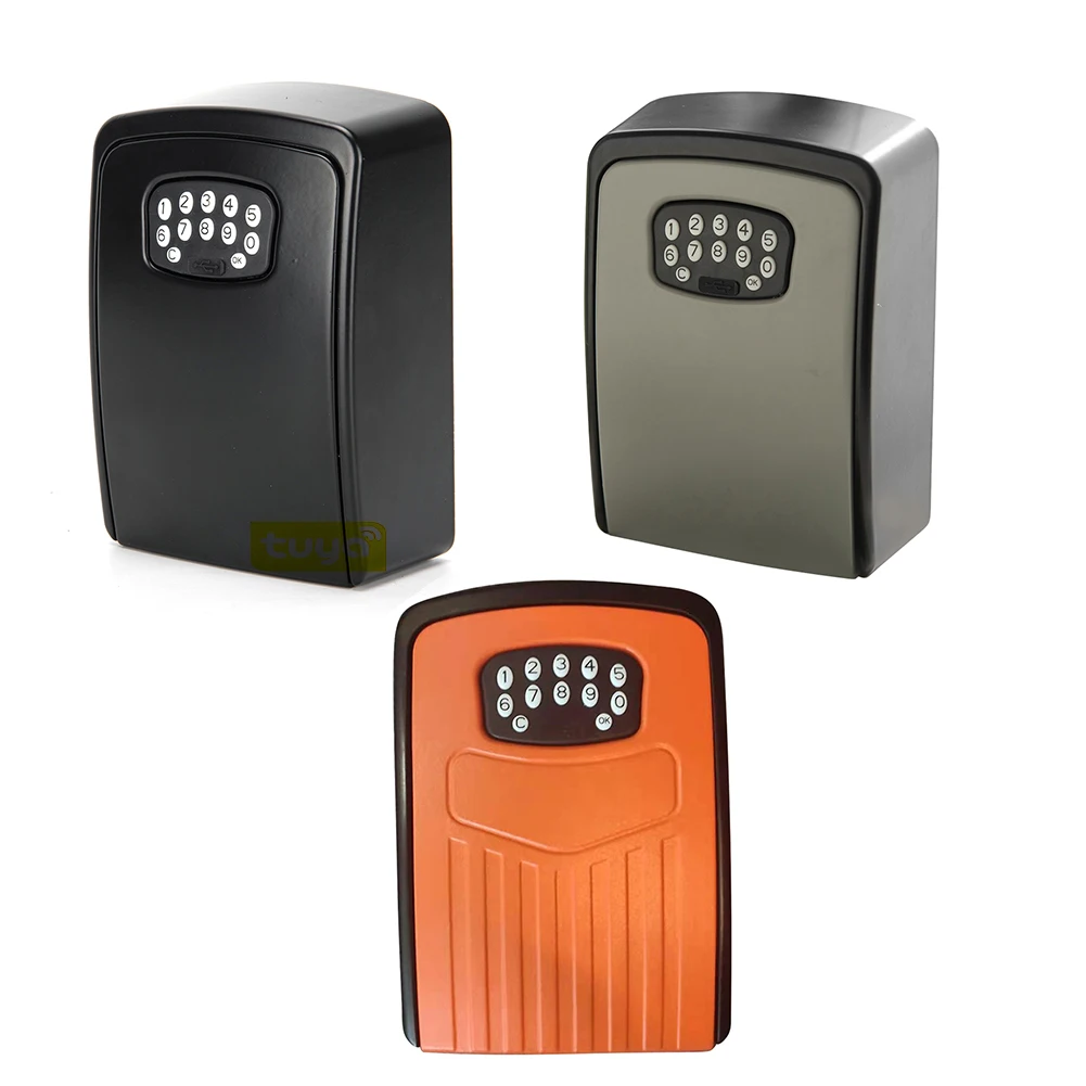 

Ящик для хранения смарт-ключей Tuya, настенный водонепроницаемый с паролем и защитой от кражи, для дома и квартиры