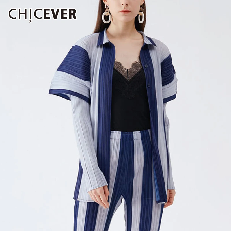 CHICEVER, полосатые рубашки для женщин, с отворотом, с буффами, с длинным рукавом, хитовый цвет, свободные, большие размеры, повседневные блузки д...
CHICEVER, полосатые рубашки для женщин, с отворотом, с буффами, с длинным рукавом, хитовый цвет, свободные, большие размеры, повседневные блузки д...