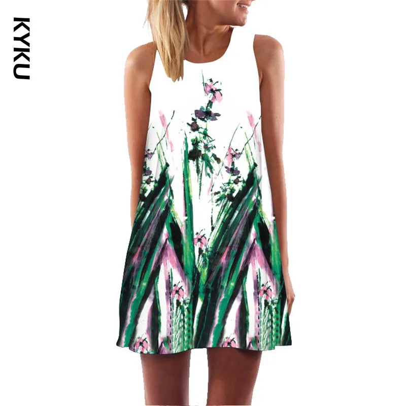 Women Summer Boho Dress 3D Printed Vintage Mini Short Beach Party Dress Vestidos O Neck Sleeveless A-Line Loose Chiffon Dress
Women Summer Boho Dress 3D Printed Vintage Mini Short Beach Party Dress Vestidos O Neck Sleeveless A-Line Loose Chiffon Dress
