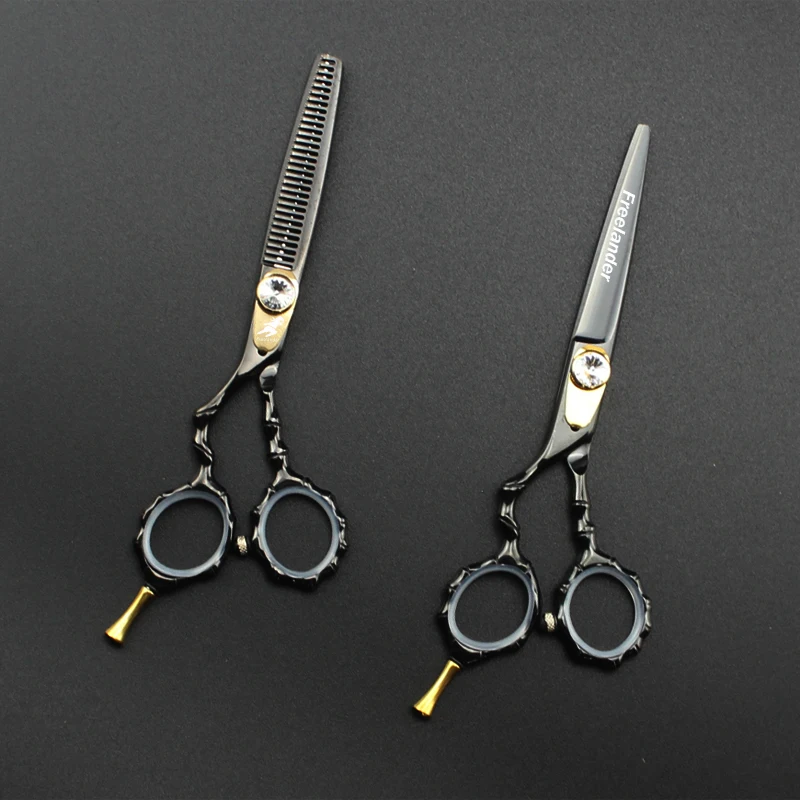 6 inch Professional hair Barber scissors set straight scissors and curved pieces hair care & styling 
6 inch Professional hair Barber scissors set straight scissors and curved pieces hair care & styling