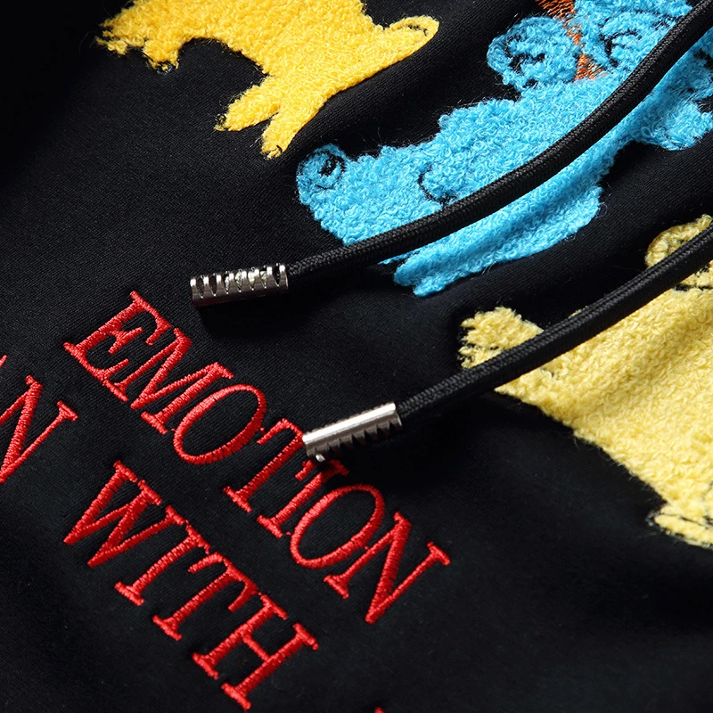 Oversized Winter Long Harajuku Sweatshirt Black Hoodies Korean Women Hooded Long Sleeve Alphabet Cartoon Embroidery Kawaii Tops
Oversized Winter Long Harajuku Sweatshirt Black Hoodies Korean Women Hooded Long Sleeve Alphabet Cartoon Embroidery Kawaii Tops