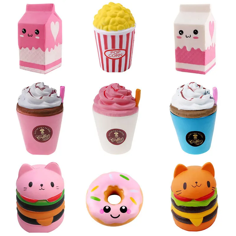 Popcorn Cake Donut Squishy Slow Rising Squeeze Toys PU Simulation Snack Stress Stretch Kids Toy Party Birthday Festival Gift
Popcorn Cake Donut Squishy Slow Rising Squeeze Toys PU Simulation Snack Stress Stretch Kids Toy Party Birthday Festival Gift