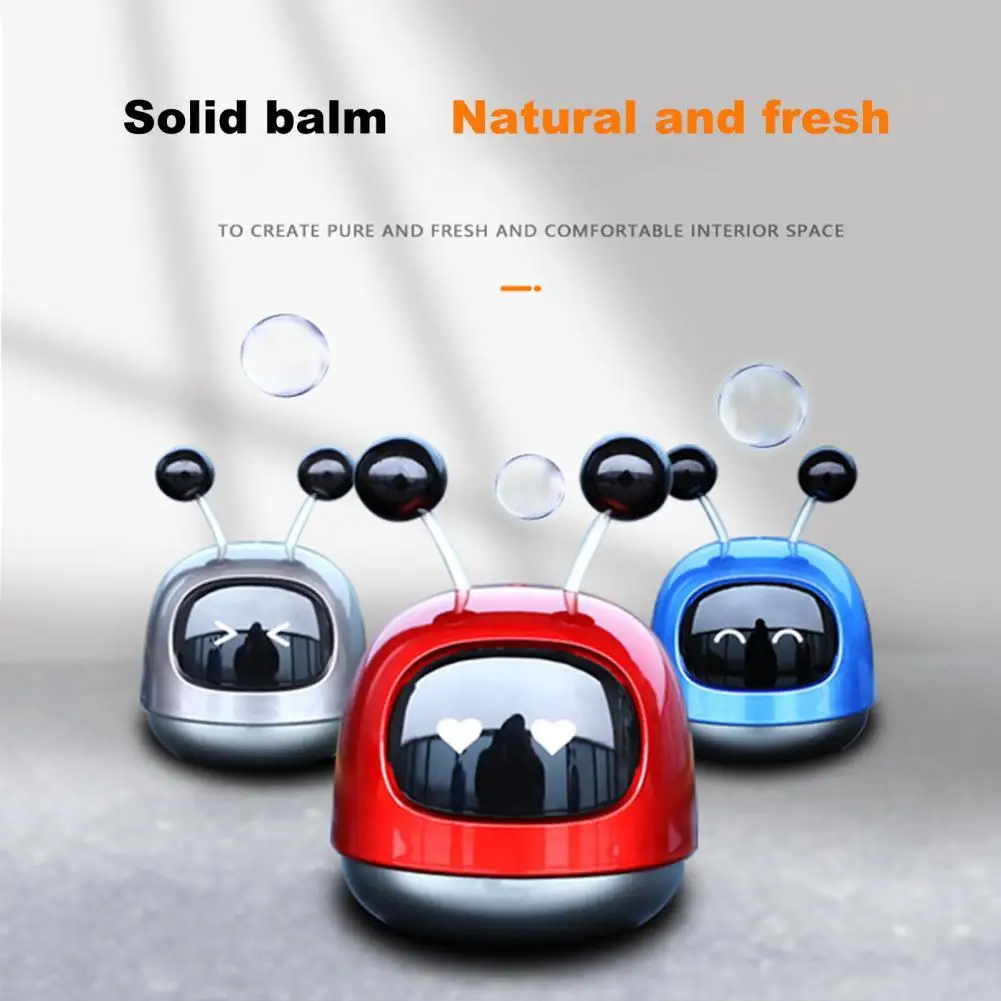 

Natural Smell Car Perfume Shaking Head Design Lovely Car Robot Aromatherapy Diffuser for Truck