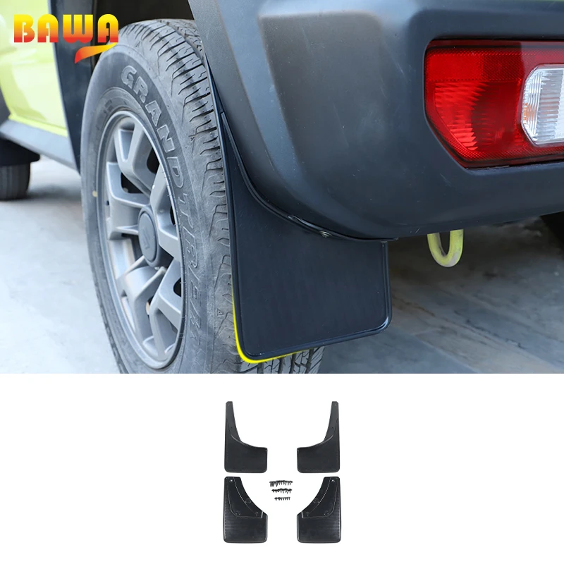 BAWA Mudflaps Splash Guard for Suzuki Jimny Car Mud Guards Protect Splash Flaps Fenders for Suzuki Jimny 2019+ Auto Accessories
BAWA Mudflaps Splash Guard for Suzuki Jimny Car Mud Guards Protect Splash Flaps Fenders for Suzuki Jimny 2019+ Auto Accessories