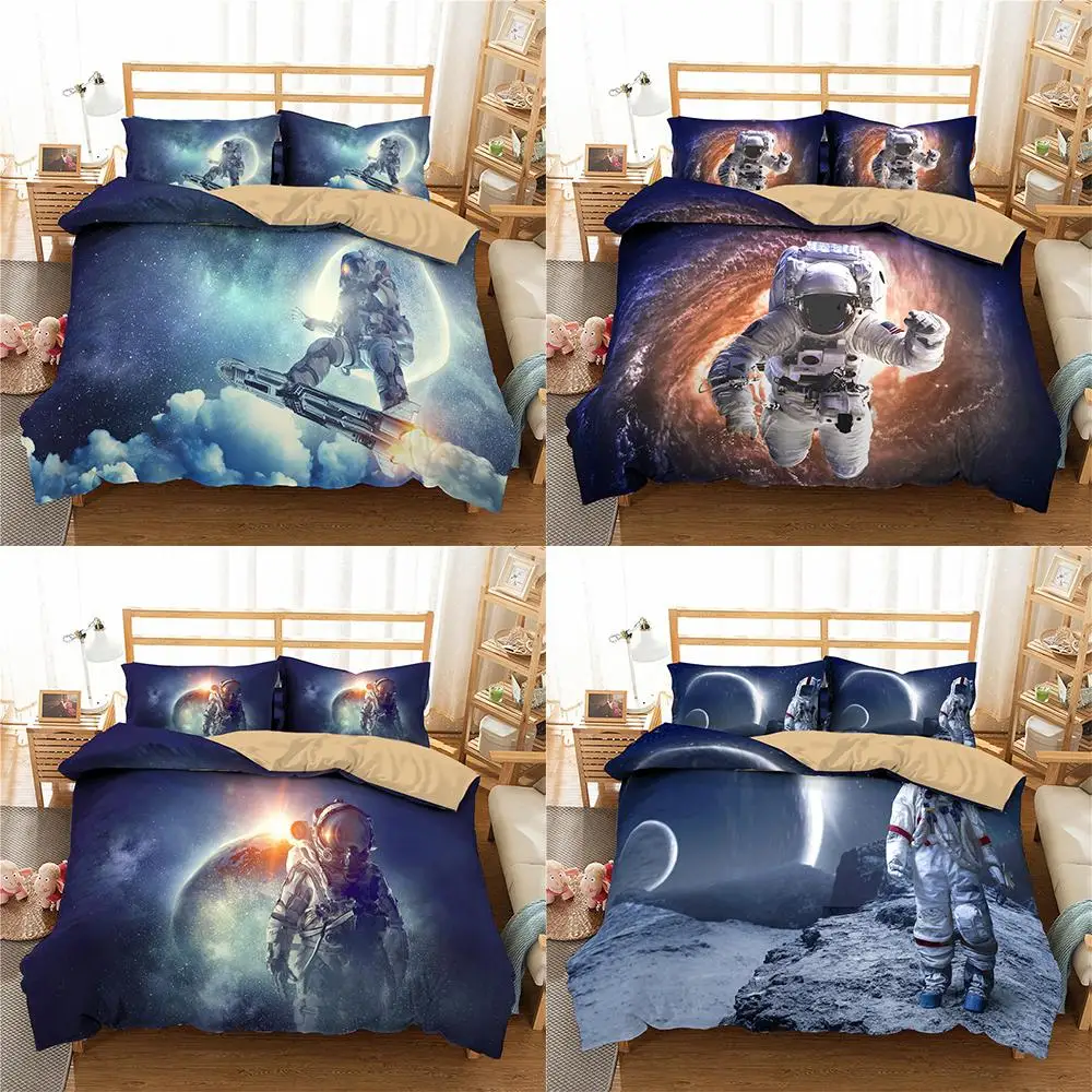 2021 3D Space Astronaut Bedding Set For Boys Adult Kids Child Duvet Cover Set Pillowcase Comforter Quilt Cover Bedclothes
2021 3D Space Astronaut Bedding Set For Boys Adult Kids Child Duvet Cover Set Pillowcase Comforter Quilt Cover Bedclothes