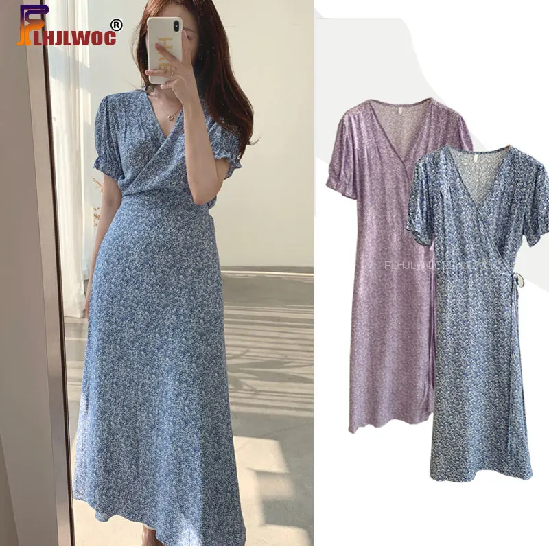 Цельное платье для отдыха, удобная повседневная одежда, шикарное длинное винтажное платье макси в корейском и японском стиле, Flhjlwoc, лето раз... 
Цельное платье для отдыха, удобная повседневная одежда, шикарное длинное винтажное платье макси в корейском и японском стиле, Flhjlwoc, лето раз...