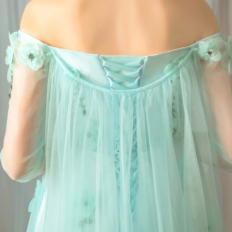 Luxury Evening Dress Illusion Beading Ball Gown Off The Shoulder Floor-Length Appliques Embroidery Women Formal Dresses TS343
Luxury Evening Dress Illusion Beading Ball Gown Off The Shoulder Floor-Length Appliques Embroidery Women Formal Dresses TS343