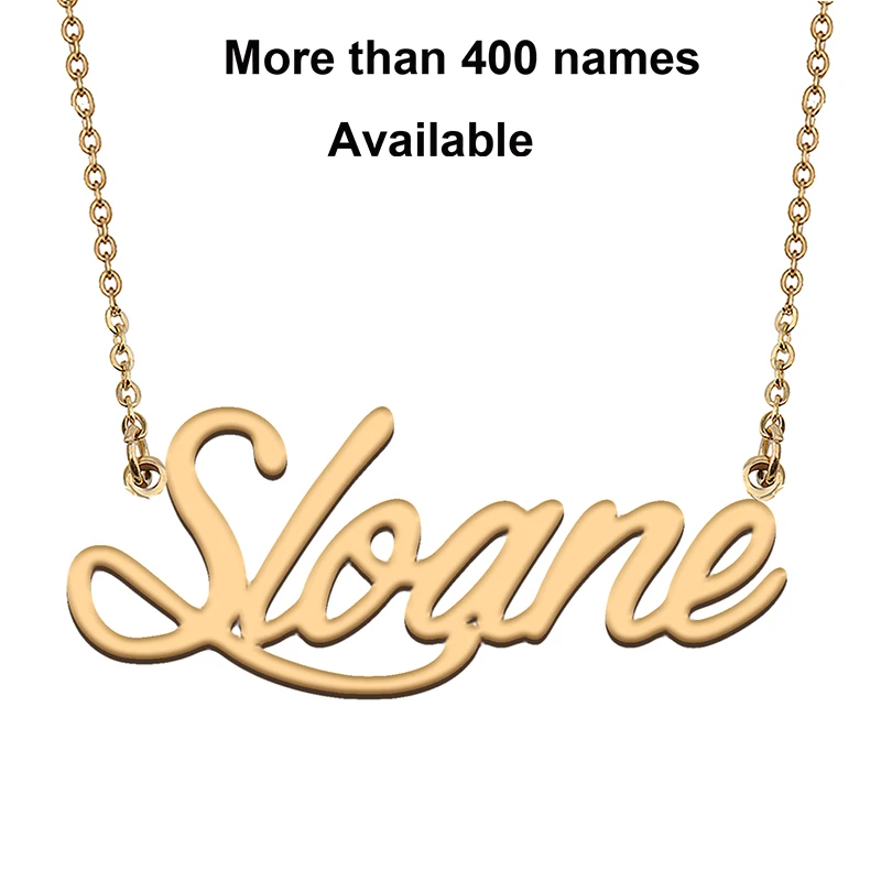 Cursive Initial Letters Name Necklace for Sloane Birthday Party Christmas New Year Graduation Wedding Valentine Day Gift
Cursive Initial Letters Name Necklace for Sloane Birthday Party Christmas New Year Graduation Wedding Valentine Day Gift