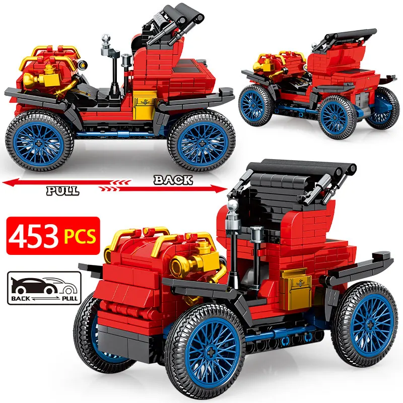 453pcs City Mechanical Technical Retro Pull Back Racing Cars Museum Building Blocks Supercar Vehicle Bricks Toys For Children 
453pcs City Mechanical Technical Retro Pull Back Racing Cars Museum Building Blocks Supercar Vehicle Bricks Toys For Children
