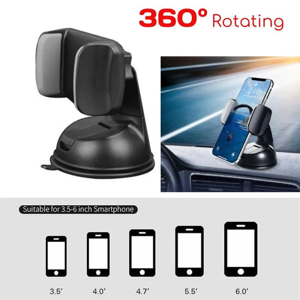 360 In Car Mobile Phone Holder Dashboard Suction Home Universal Mount Windscreen Car Accessories High-quality Dashboard Mounts
360 In Car Mobile Phone Holder Dashboard Suction Home Universal Mount Windscreen Car Accessories High-quality Dashboard Mounts