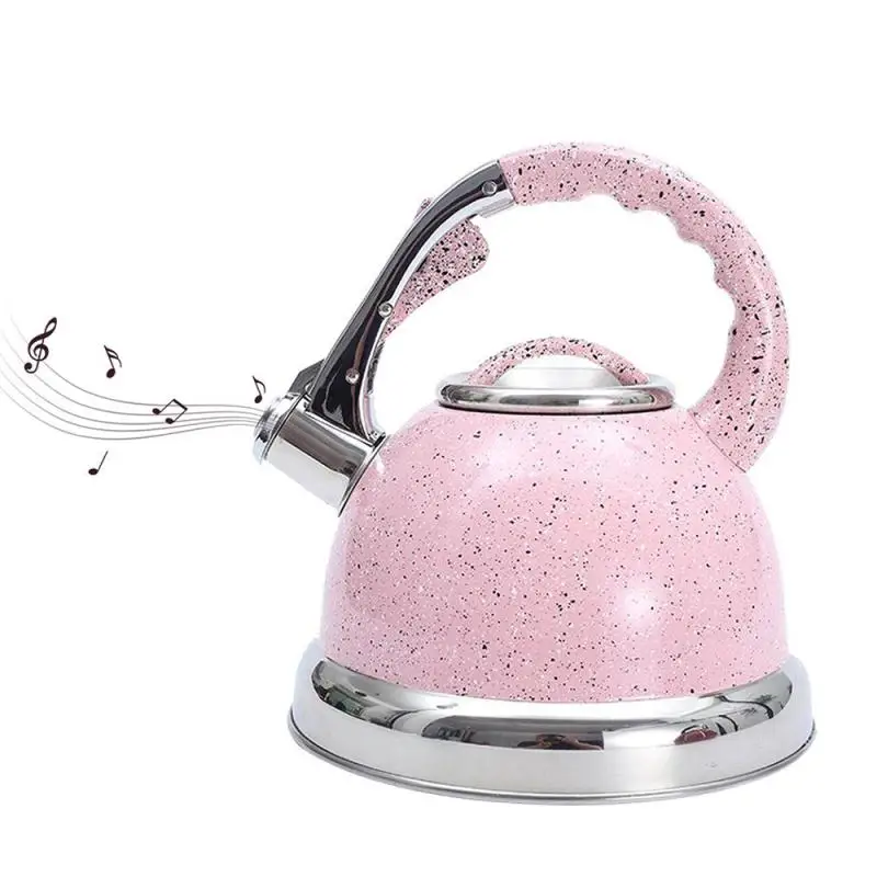 35L Whistling Water Kettle Stainless Steel Coffee Teapot Heat-proof Handle For Gas Stoves Induction Cookers Matte Pink
35L Whistling Water Kettle Stainless Steel Coffee Teapot Heat-proof Handle For Gas Stoves Induction Cookers Matte Pink