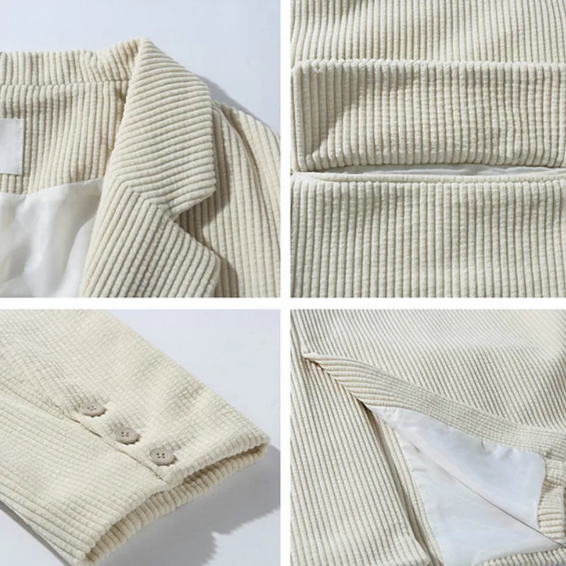 Men Blazers Autumn 2020 New Corduroy Solid Male Outwear Unisex Couple Loose 2XL All-match Casual Daily Office Korean Fashion Ins
Men Blazers Autumn 2020 New Corduroy Solid Male Outwear Unisex Couple Loose 2XL All-match Casual Daily Office Korean Fashion Ins