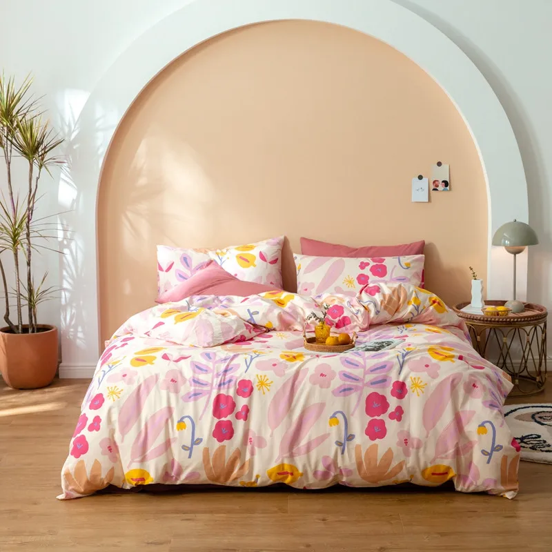 2021 High Quality Washed Cotton Bedding Set Pumpkin Duvet Cover Flat/Fitted Sheet Pillowcase Soft Adult Bedclothes Home Textile
2021 High Quality Washed Cotton Bedding Set Pumpkin Duvet Cover Flat/Fitted Sheet Pillowcase Soft Adult Bedclothes Home Textile