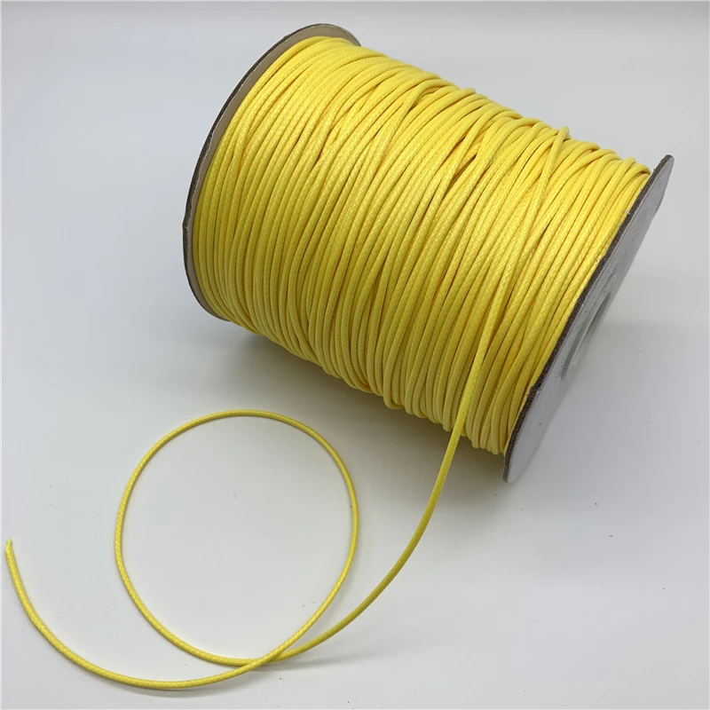 0.5~2Mm Yellow Waxed Cotton Cord Thread String Strap Necklace Rope For Jewelry Making
0.5~2Mm Yellow Waxed Cotton Cord Thread String Strap Necklace Rope For Jewelry Making