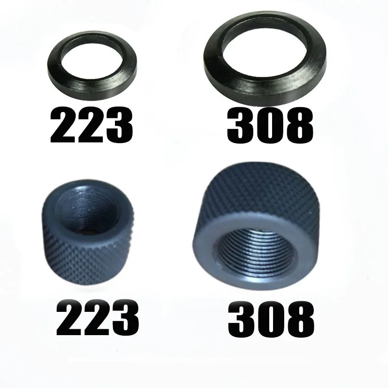 1/2x28 5/8x24 Pitch Muzzle Brake 223/308 Steel Thread Protector For 1022 10/22 Thread Adaptor Outdoor Hunting Accessories
1/2x28 5/8x24 Pitch Muzzle Brake 223/308 Steel Thread Protector For 1022 10/22 Thread Adaptor Outdoor Hunting Accessories