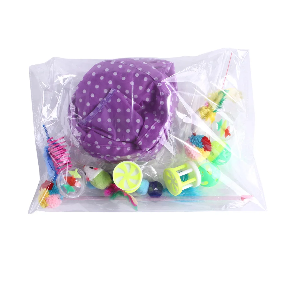 15PC Pet Cat Toy Set Tease Cat Stick Feather Mouse Fishing Rod Combination Toy Cat Tent Various Combinations of Pet Toys
15PC Pet Cat Toy Set Tease Cat Stick Feather Mouse Fishing Rod Combination Toy Cat Tent Various Combinations of Pet Toys