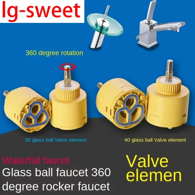 Glass basin faucet 35/40 ceramic valve core cold and hot water mixing valve valve core waterfall rocker ball arm valve core
Glass basin faucet 35/40 ceramic valve core cold and hot water mixing valve valve core waterfall rocker ball arm valve core