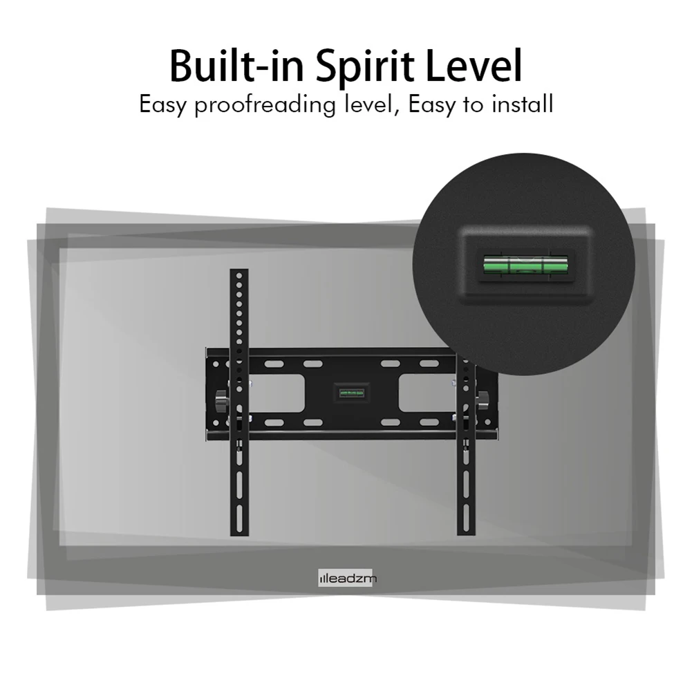 LEADZM TMW400 32" - 65" Flat Tilting TV Wall Mount 50kg maximum weight Television Mount with Spirit Level
LEADZM TMW400 32" - 65" Flat Tilting TV Wall Mount 50kg maximum weight Television Mount with Spirit Level